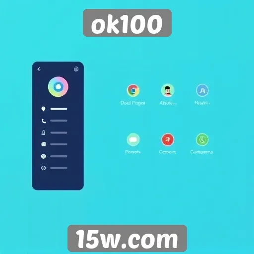 interface do ok100 se destaca pela facilidade de uso